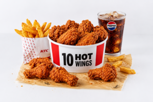 Hot Wings Meal: 10 pc