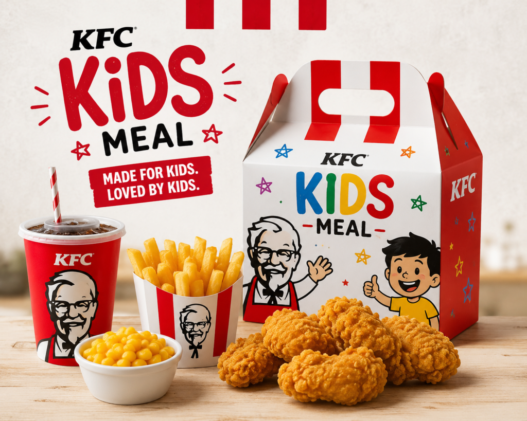 KFC Kids Menu UK Prices