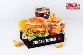 Zinger Supercharger Tower Box Meal