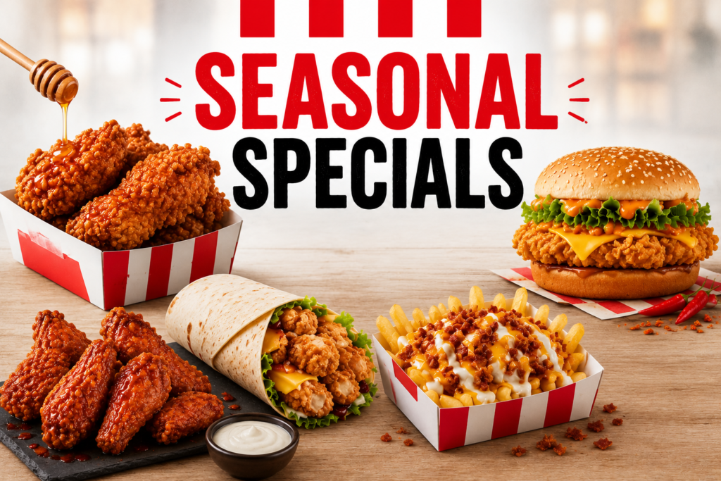 KFC Seasonal Specials Menu Prices