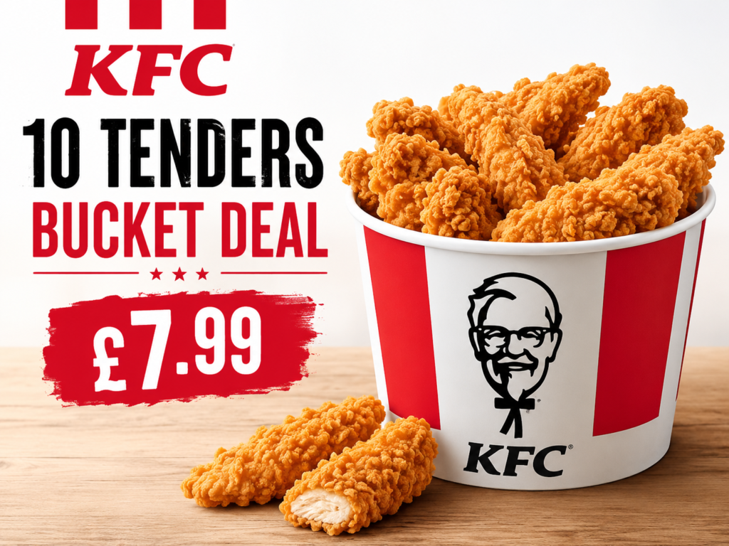 KFC Offers 10 Tenders Bucket Deal 