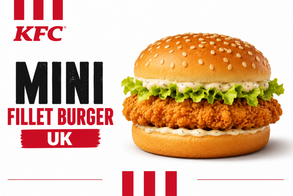 KFC Mini Fillet Burger UK