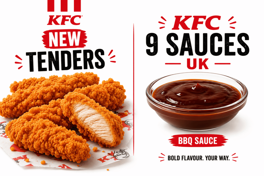 New Tenders & KFC 9 Sauces UK