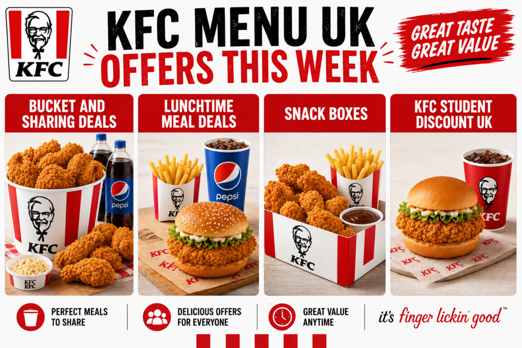 KFC Menu UK Offers This Week