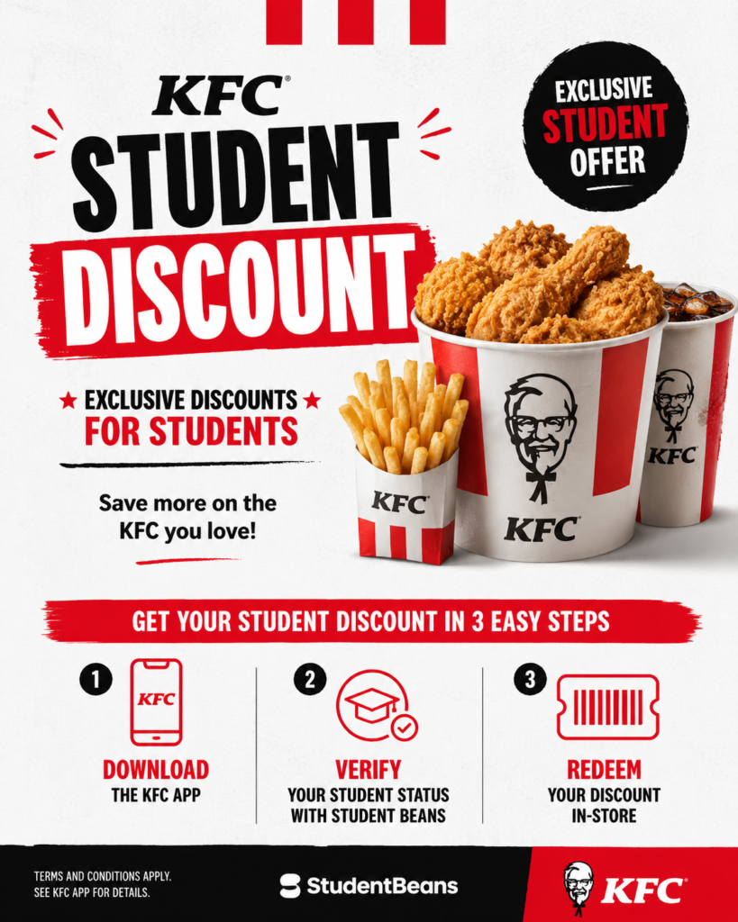 KFC Student Discount UK 