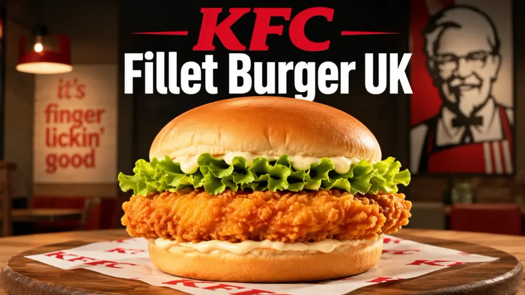 KFC Fillet Burger UK