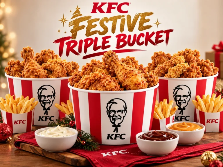 kfc festive triple bucket